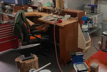 atelier de Caelesti artisan bijoutier