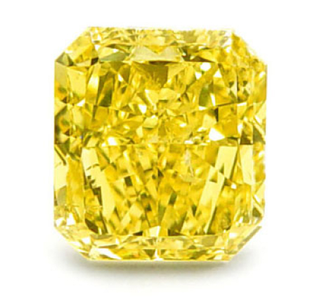 diamant jaune radiant cut