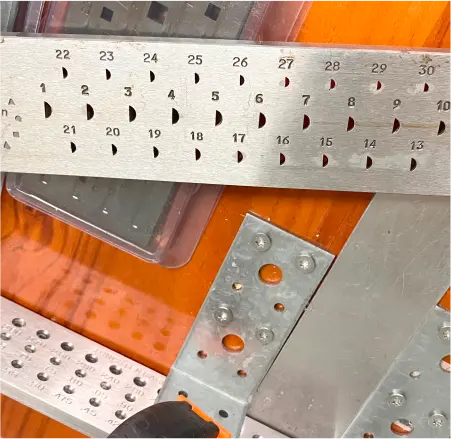 filières rondes et demi-rondes